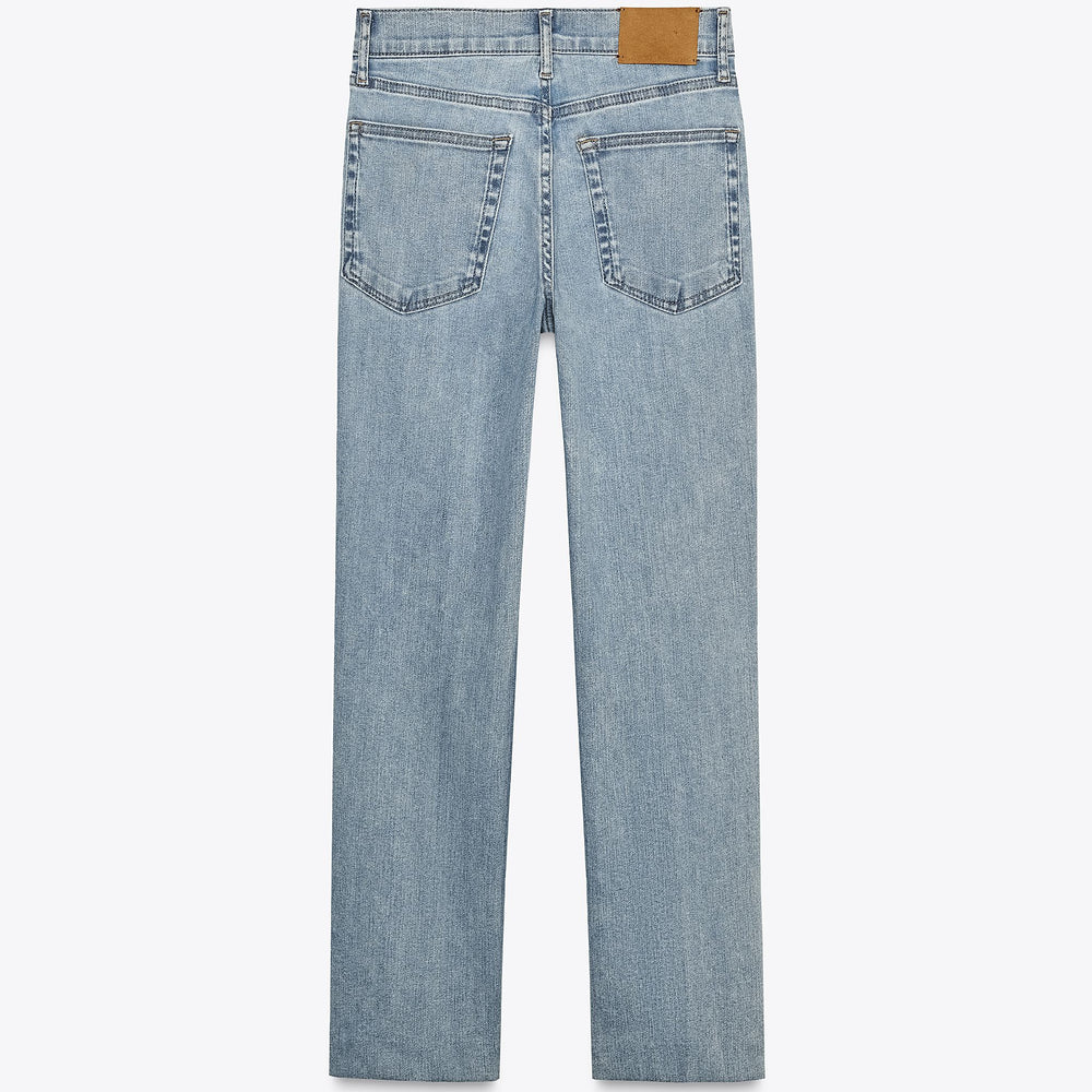 Moudda ZARA - Pantalon Bootcut - Taille Haute & Cropped Décoloré - Tunisie 2