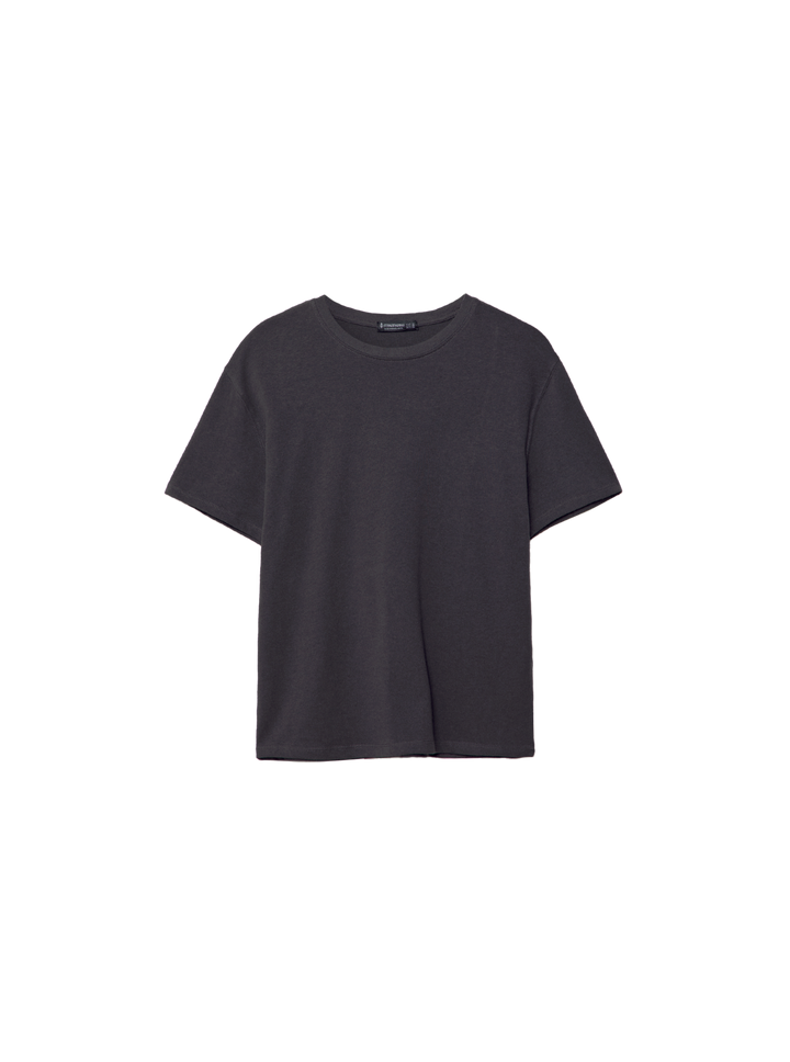 Moudda STRADIVARIUS - T-Shirt Manches courtes Boxy en Coton Épais - Tunisie 3
