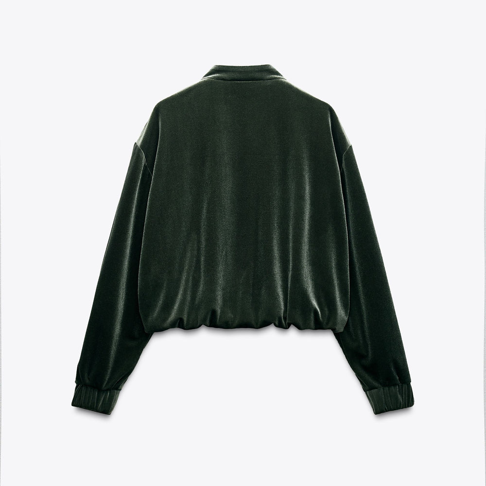 Moudda ZARA - Veste Bomber - Velours & Bas Ajustable - Tunisie 2