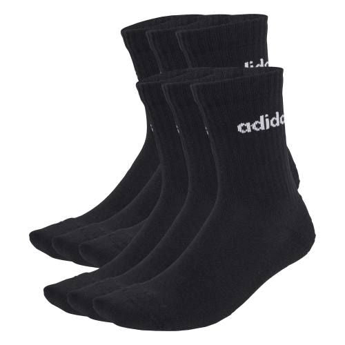 Moudda Adidas - Chaussettes rembourrées hauteur mollet logo linéaire (6 paires) - Tunisie 1