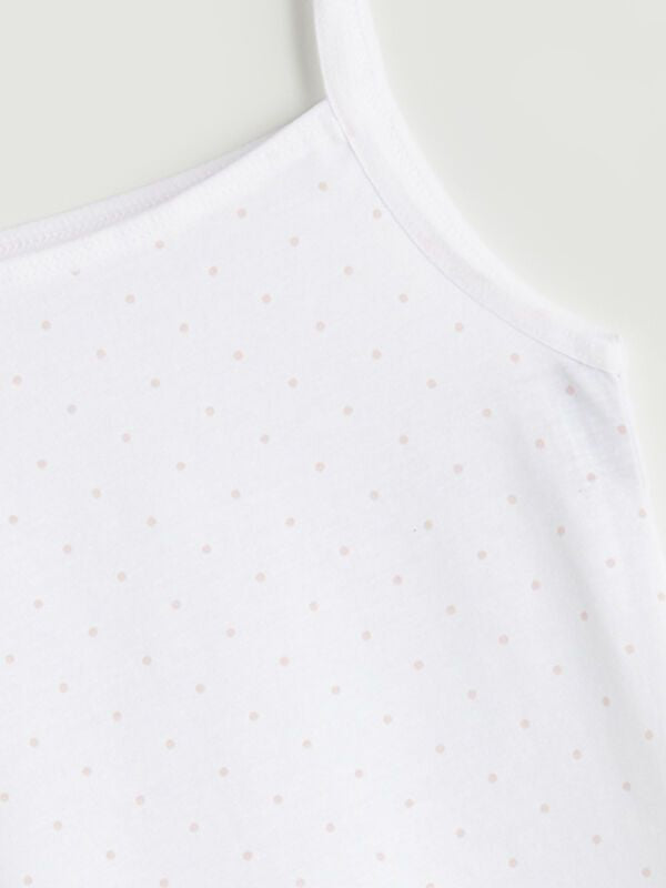 Moudda LC Waikiki - Débardeur en jersey Fille Imprimé blanc - Tunisie 3