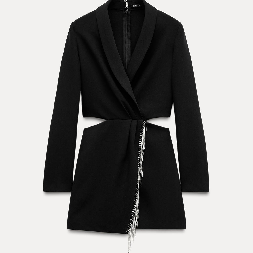 Moudda ZARA - Combinaison col revers découpe strass - Tunisie 2