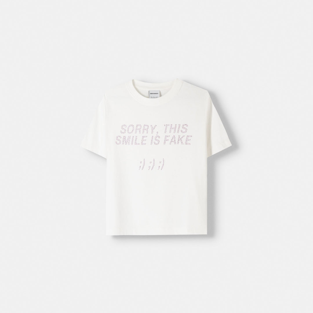 Moudda BERSHKA - T-shirt strassé - Tunisie 1