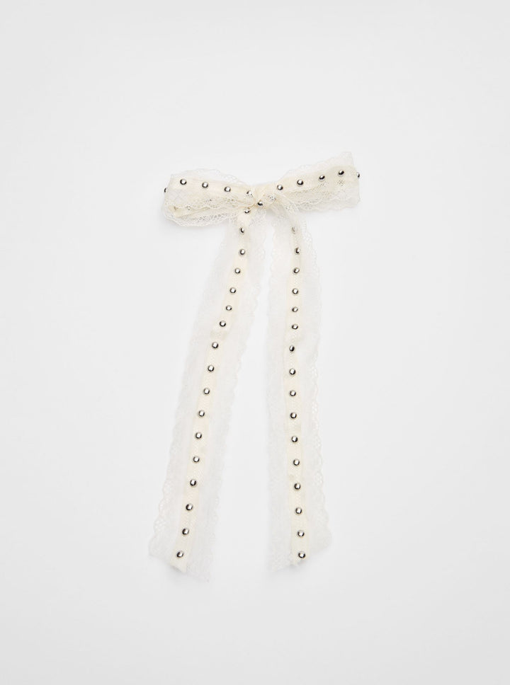 Moudda STRADIVARIUS - Nœud en Dentelle avec Clous - Tunisie 3