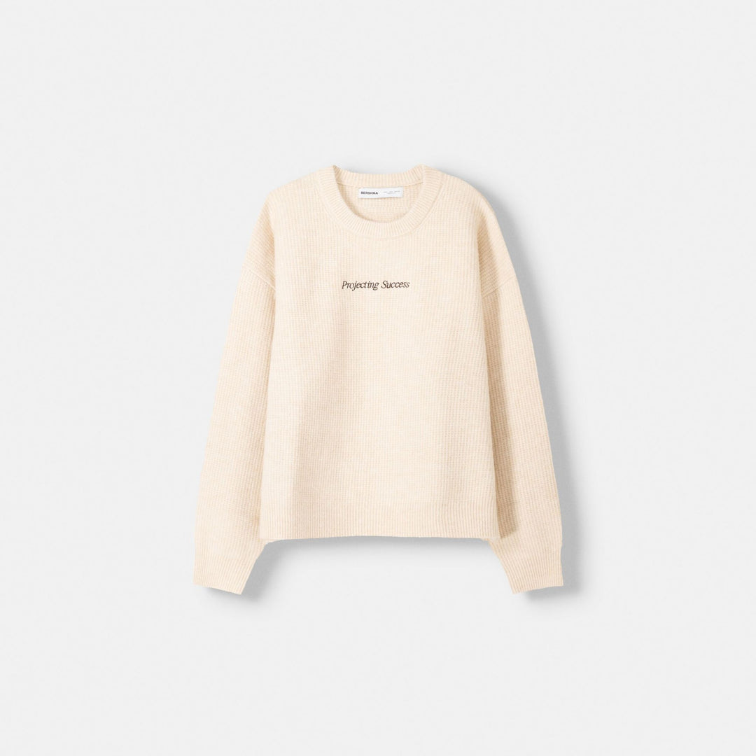 Moudda BERSHKA - Pull - Structure & Broderie - Tunisie 1
