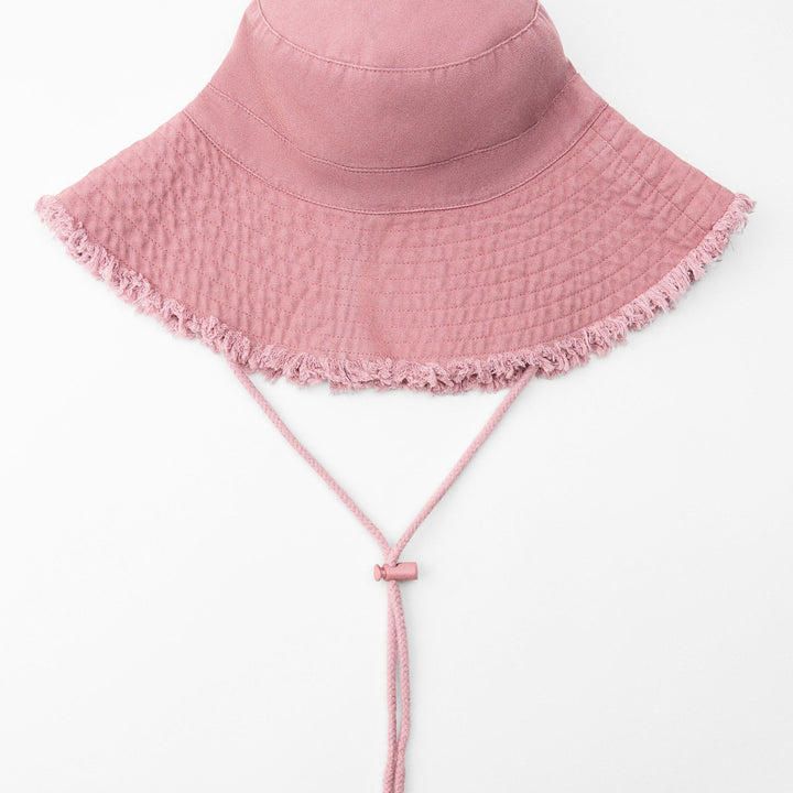 Moudda ZARA - Casquette bucket toile effilochée cordon ajustable - Tunisie 1