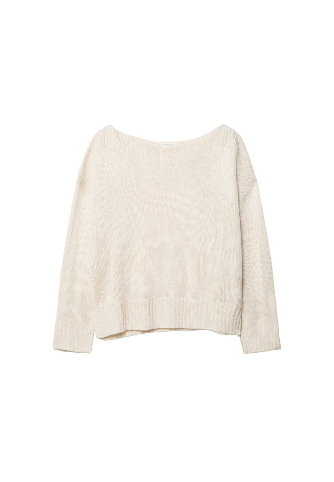 Moudda STRADIVARIUS - Pull en Maille Encolure Bateau Rib - Tunisie 1