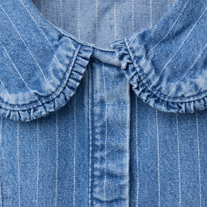 Moudda ZARA - Robe Denim Enfant - Rayures & Col - Tunisie 3