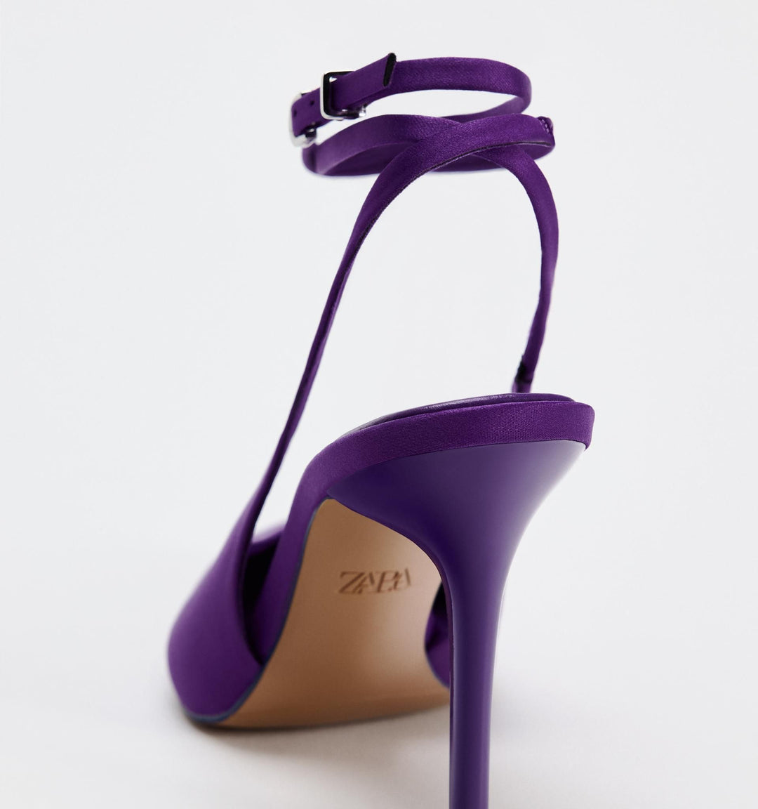 Moudda ZARA - Mocassins talon bracelet satin - Tunisie 5