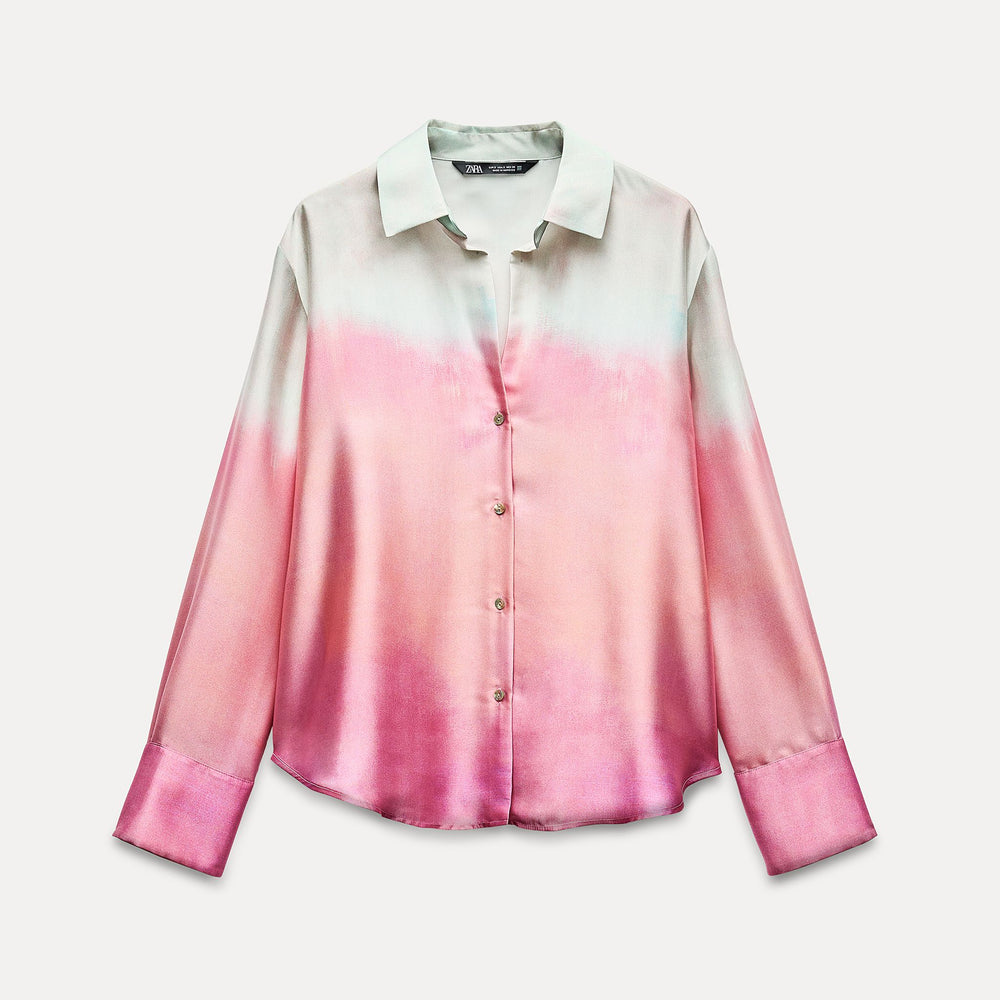 Moudda ZARA - Chemise imprimée tie & dye manches longues - Tunisie 2