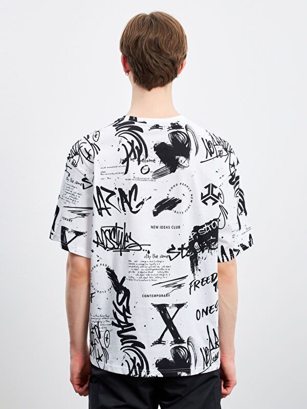 Moudda LC Waikiki - T-shirt imprimé manches courtes en jersey pour Homme - Tunisie 4