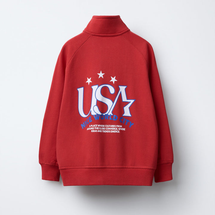 Moudda ZARA - Sweat Ouvert - Rouge Urban - Tunisie 2