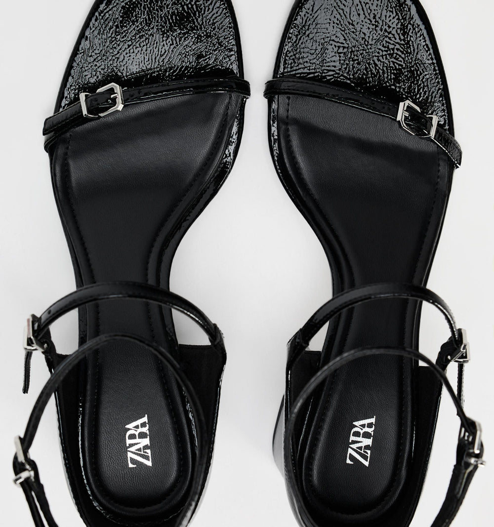 Moudda ZARA - Sandale talon large Mary Jane vernis - Tunisie 2