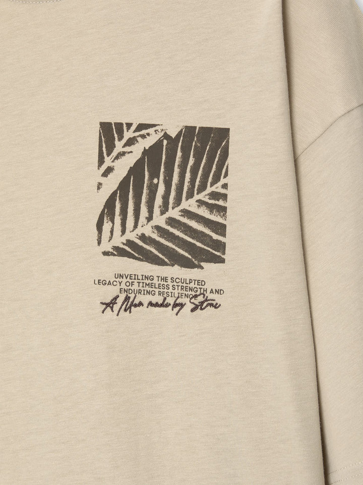 Moudda PULL & BEAR - T-Shirt Demi-Manches Black Label 02 Sable - Tunisie 4
