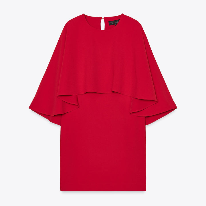 Moudda ZARA - Robe Mini - Col Piqué & Cape - Tunisie 1