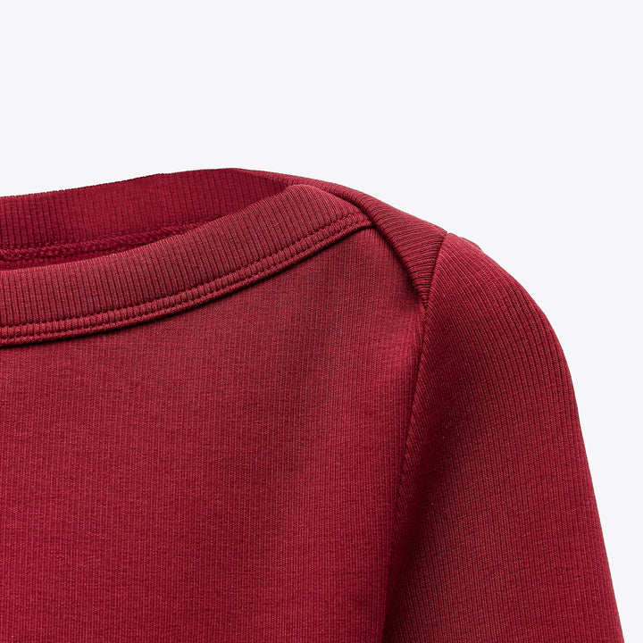 Moudda ZARA - Top - Col Bateau & Côtes - Tunisie 3