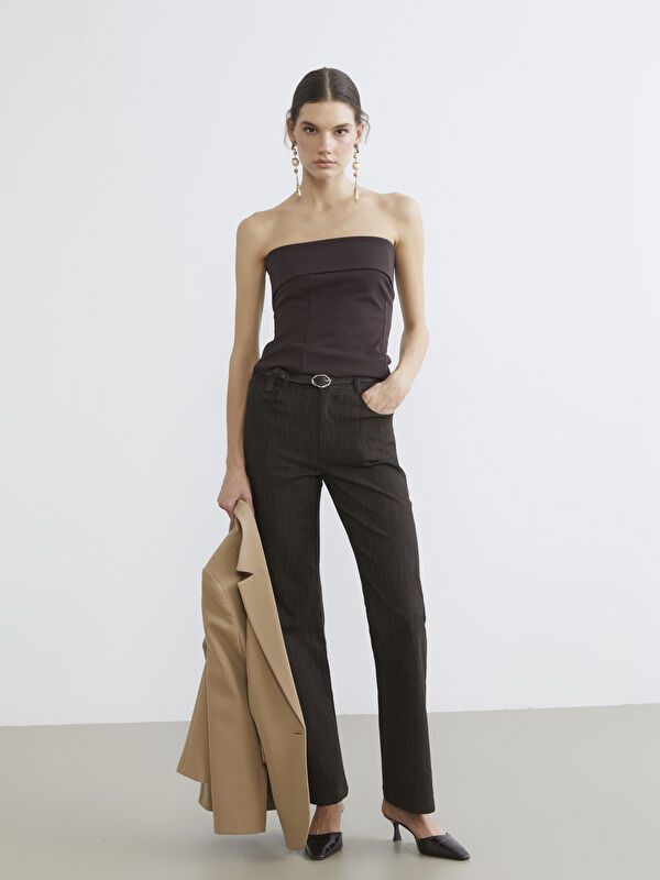 Moudda LC Waikiki - Pantalon épais en tissu pour Femme - Tunisie 1