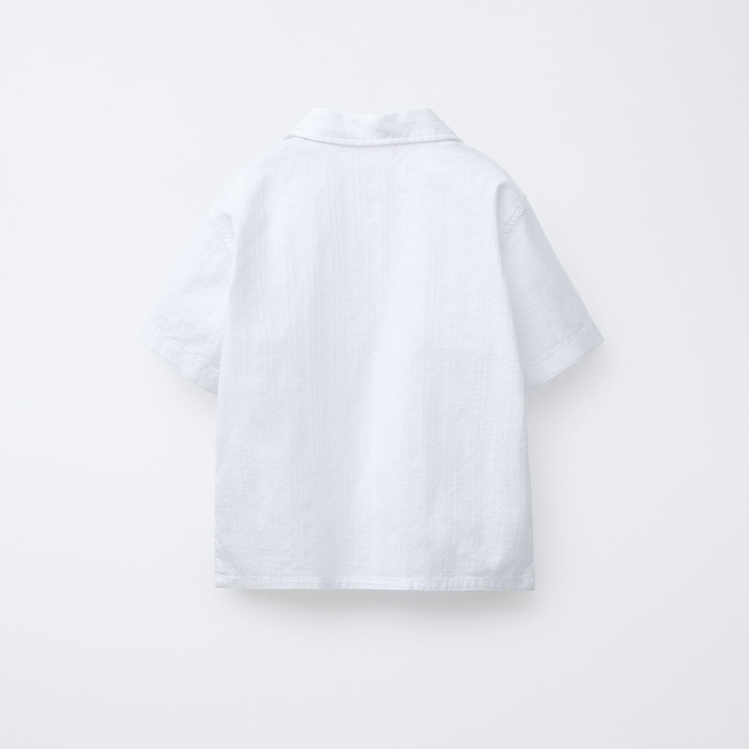 Moudda ZARA - Chemise Enfant - Polo Écru & Texture Basique (6T) - Tunisie 2