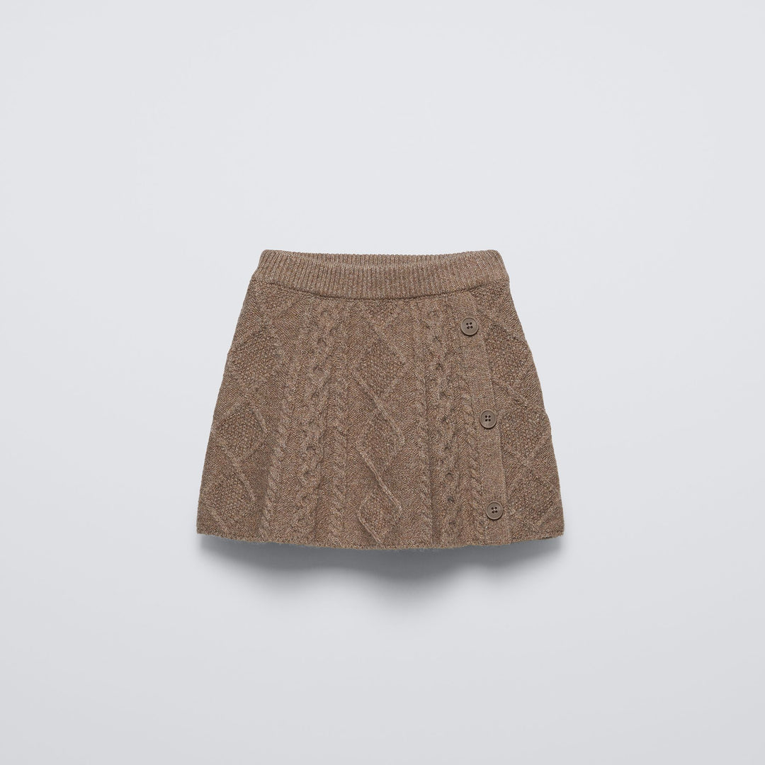 Moudda ZARA - Jupe maille enfant torsades - Tunisie 1