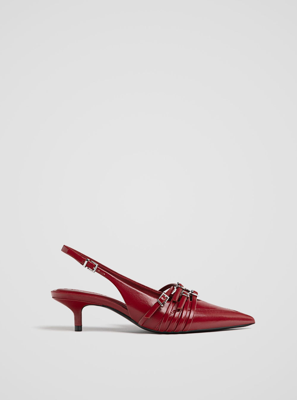 Moudda STRADIVARIUS - Chaussures à Talon Kitten avec Boucles - Tunisie 2