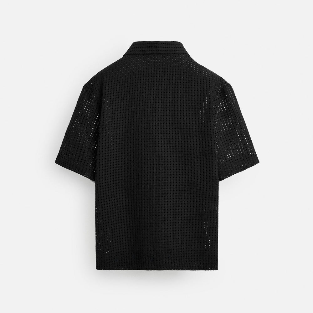 Moudda ZARA - Chemise Jacquard - Carreaux (Noir) - Tunisie 2