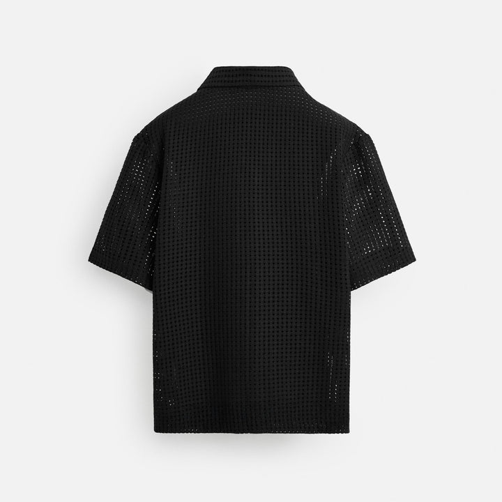 Moudda ZARA - Chemise Jacquard - Carreaux (Noir) - Tunisie 2