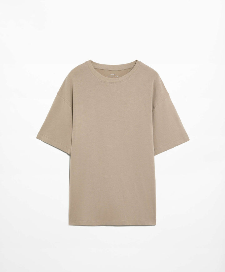 Moudda Oysho - T-Shirt Long Coton Élasthanne - Tunisie 5