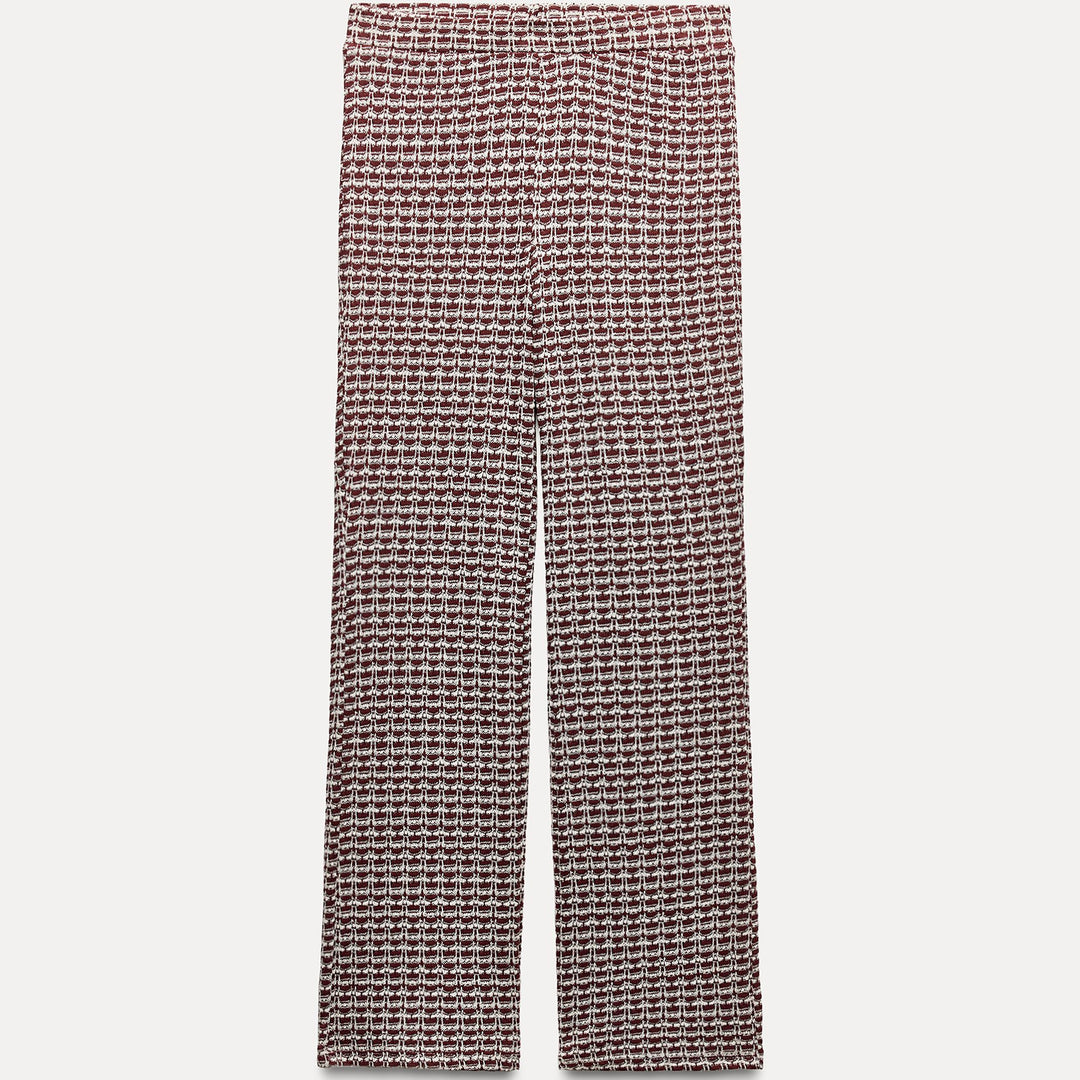 Moudda ZARA - Pantalon 7/8 Jacquard Structuré - Tunisie 1