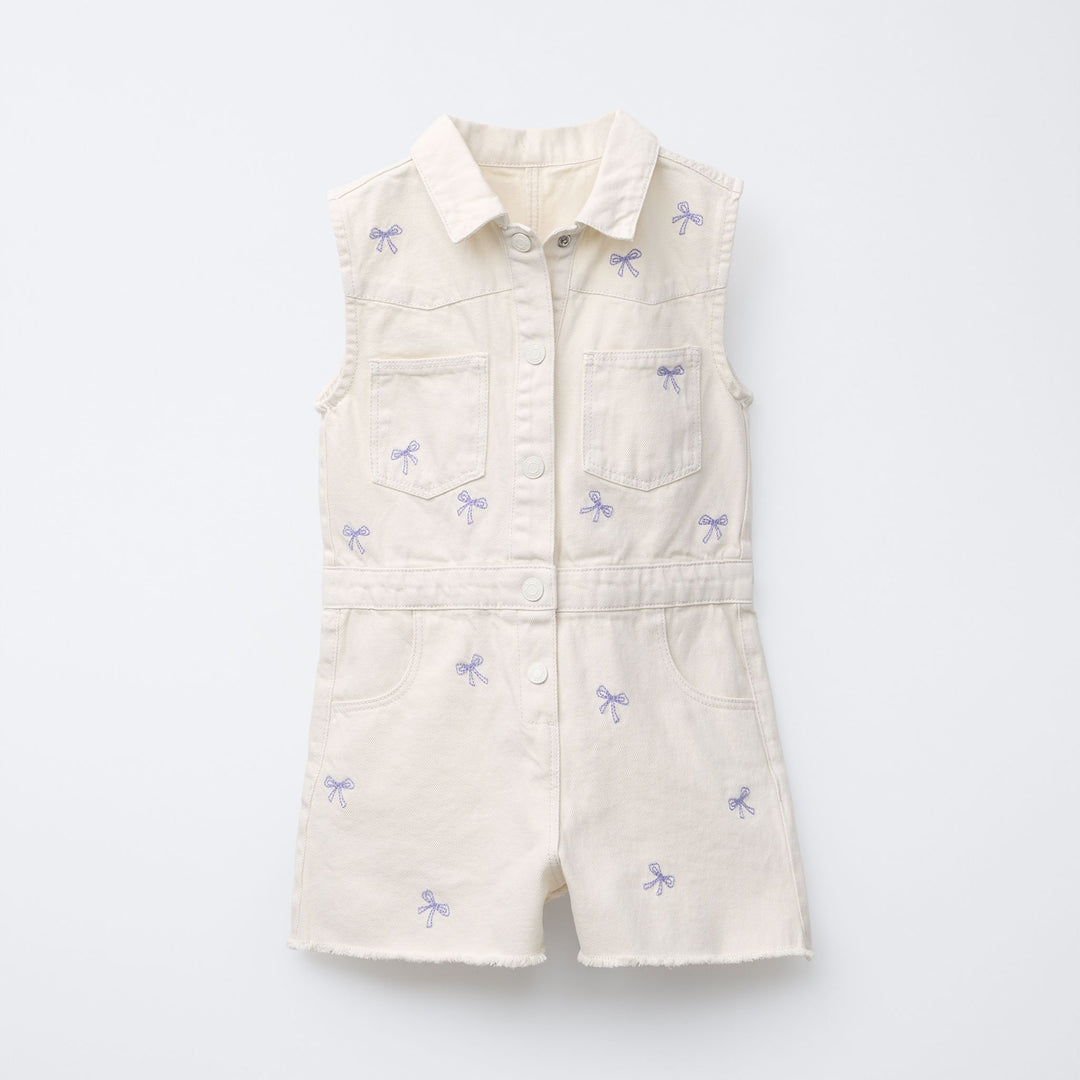 Moudda ZARA - Combinaison Courte Enfant - Serge & Broderie - Tunisie 1