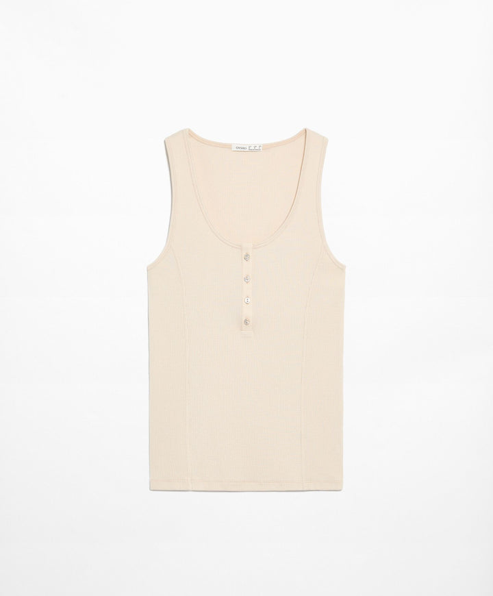 Moudda Oysho - T-Shirt Demi-Manches Panadera Modal Coton - Tunisie 5