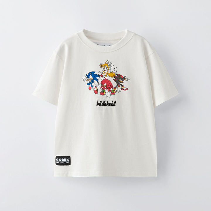 Moudda ZARA - T-shirt manches courtes brodé Sonic - Tunisie 1