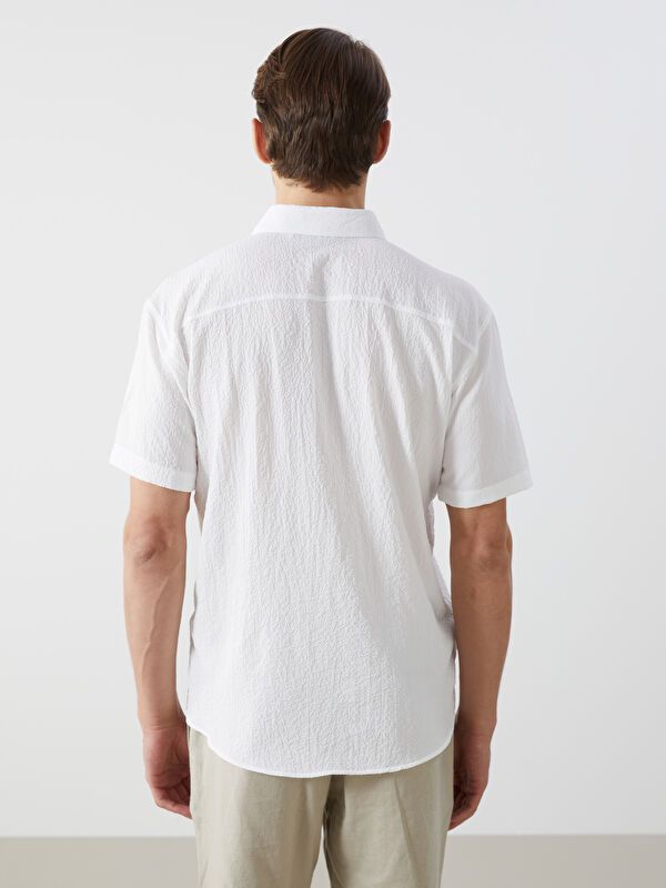 Moudda LC Waikiki - Chemise manches courtes en tissu pour Homme - Tunisie 4