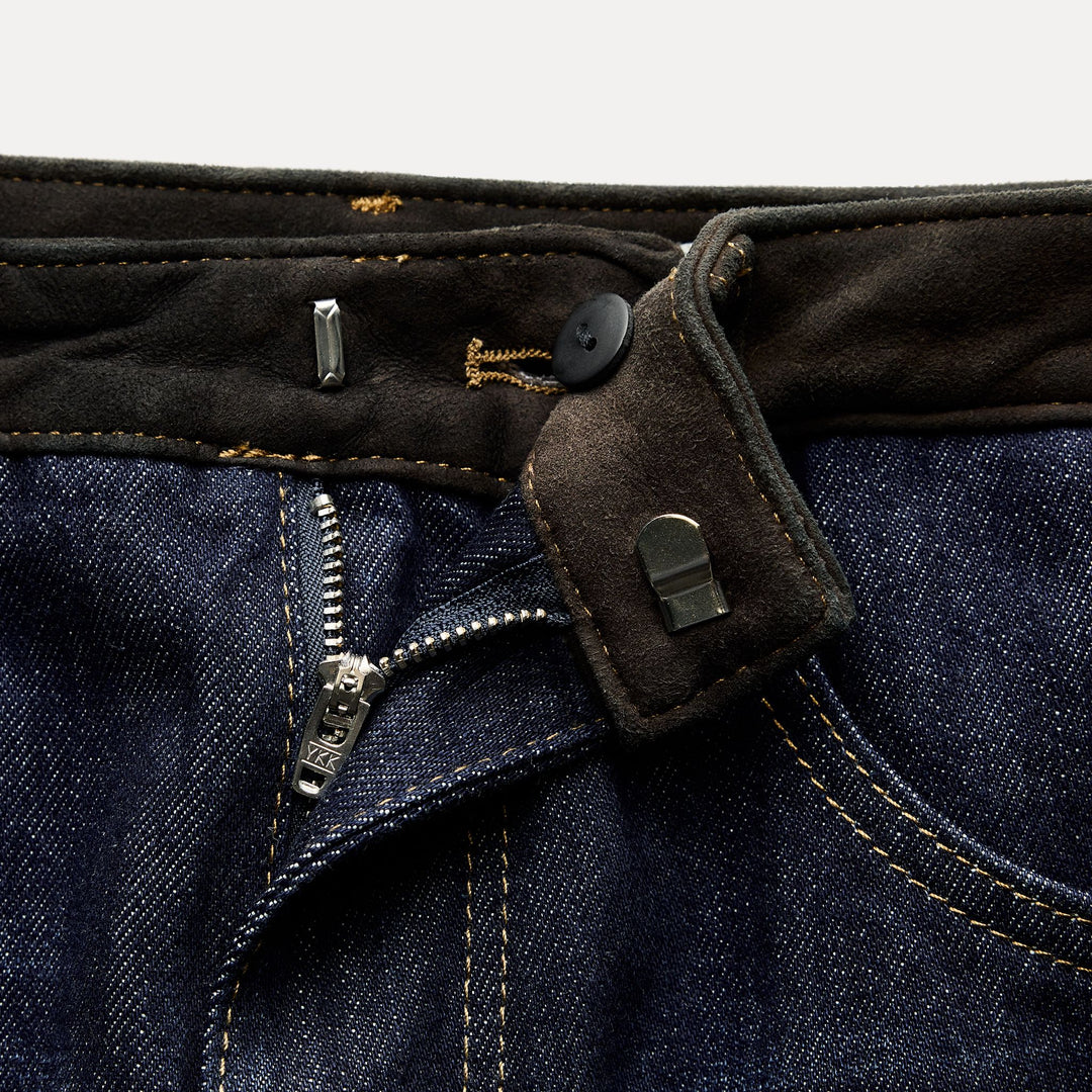 Moudda ZARA - Set D.W. pantalon avec contraste cuir - Tunisie 4
