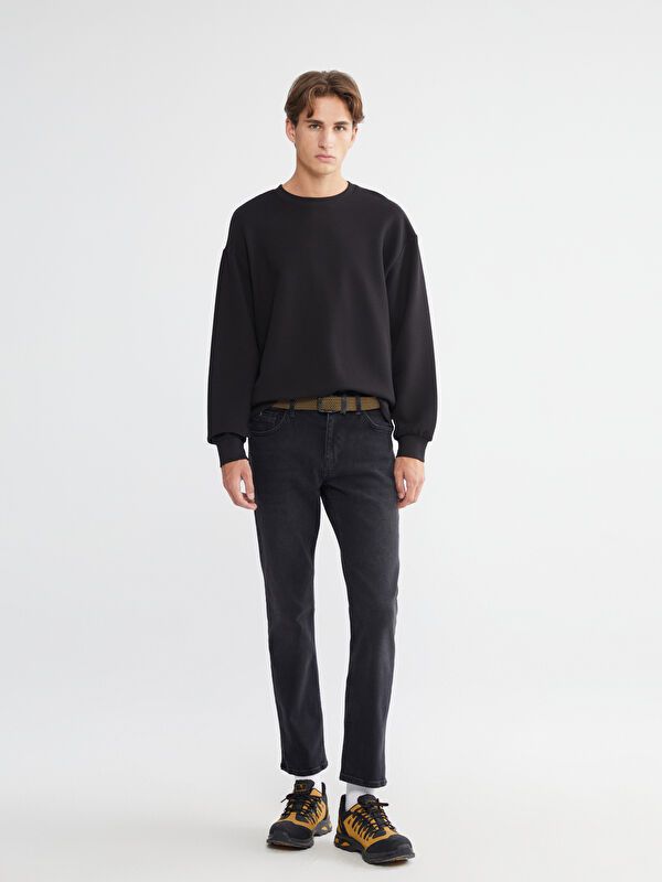 Moudda LC Waikiki - Jean basique en denim couleur Rodeo noir pour hommes - Tunisie 1