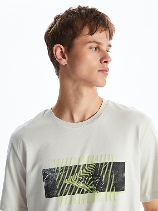 Moudda LC Waikiki - T-shirt imprimé manches courtes en jersey pour Homme - Tunisie 1
