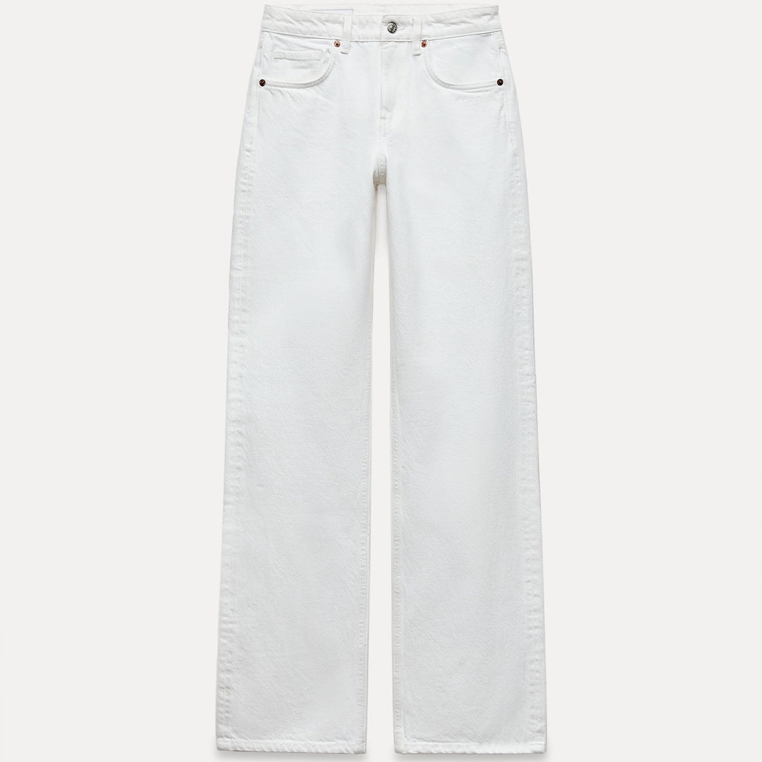 Moudda ZARA - Pantalon jambe large taille mi-haute longueur complète - Tunisie 1