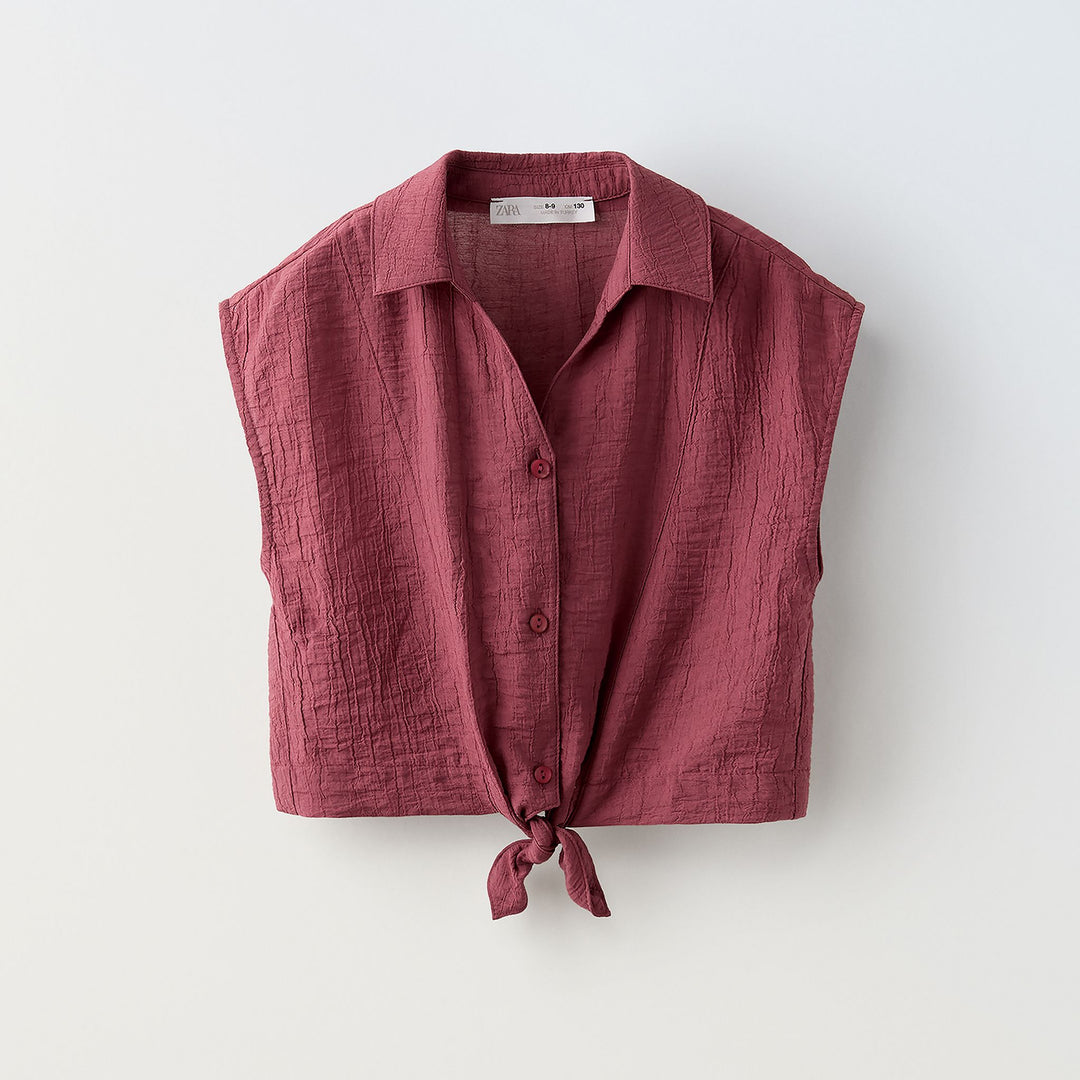 Moudda ZARA - Haut froissé, nœud – tenue coordonnée - Tunisie 2