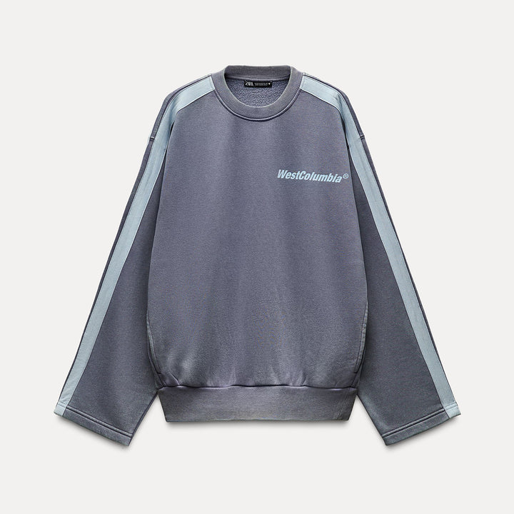 Moudda ZARA - Sweat col rond manches longues, style Columbia - Tunisie 1