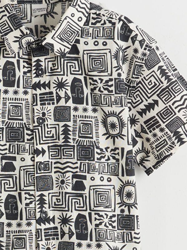 Moudda LC Waikiki - Chemise manches courtes en tissu pour Garçon - Tunisie 3