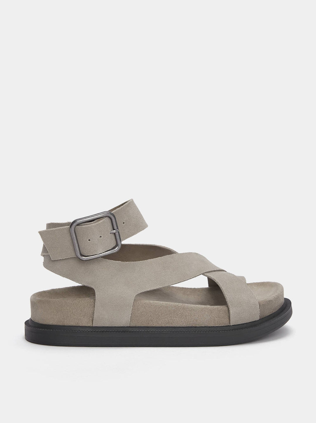 Moudda PULL & BEAR - Sandales Urbaines Toe Boucle Daim - Tunisie 4