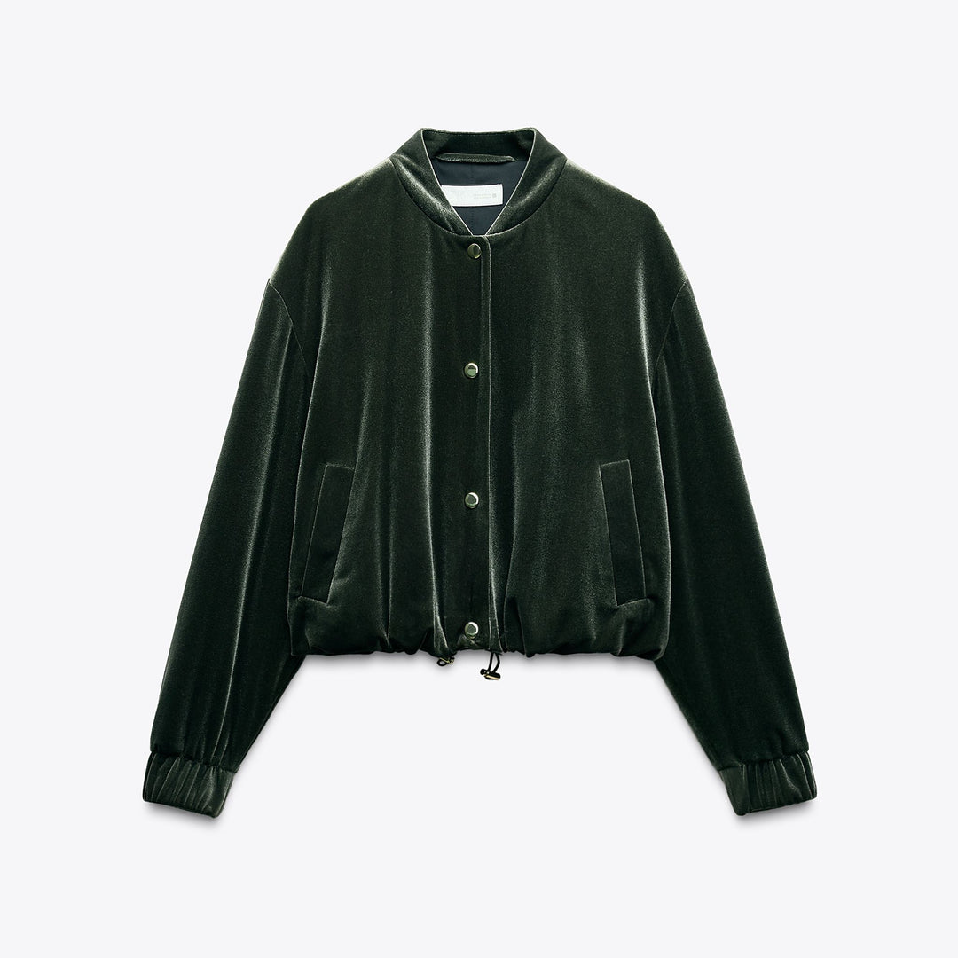 Moudda ZARA - Veste Bomber - Velours & Bas Ajustable - Tunisie 1