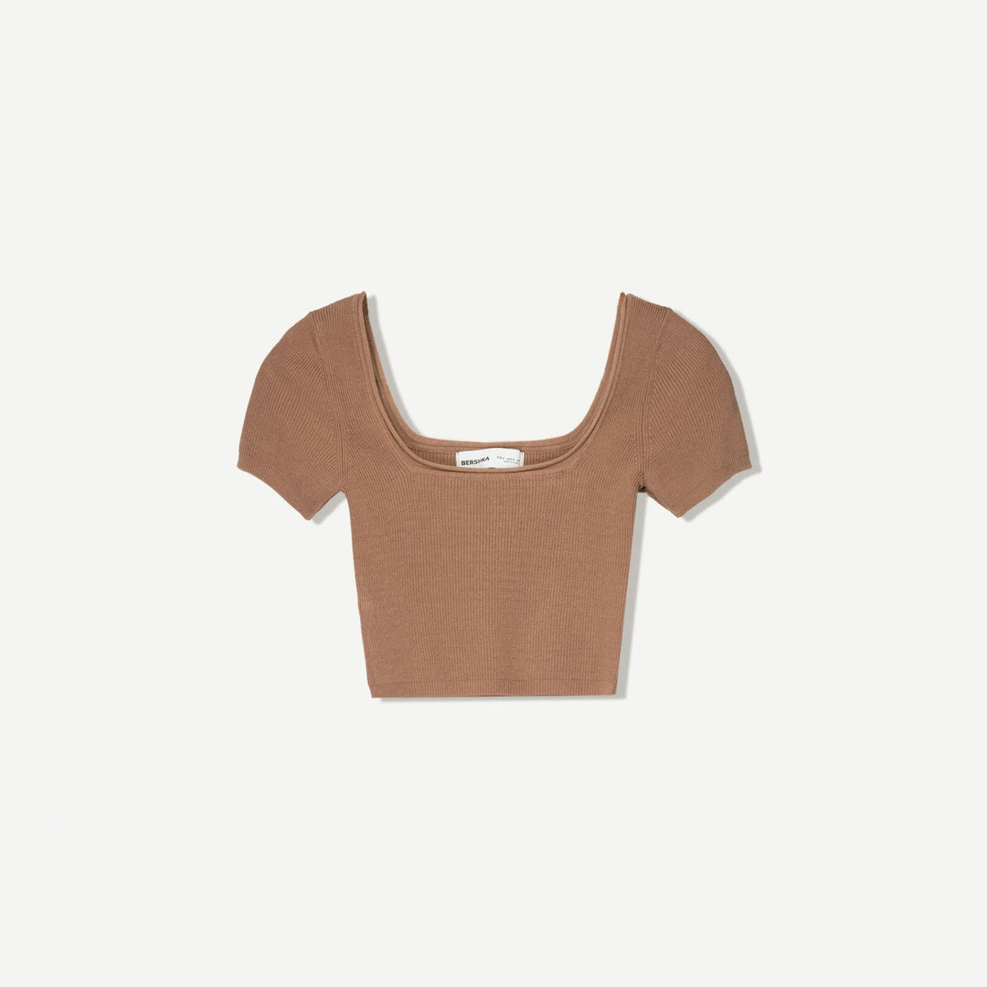Moudda BERSHKA - Pull Crop - Col Olla - Tunisie 1