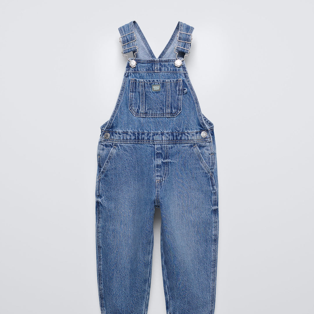 Moudda ZARA - Salopette étiquette en denim pour enfant - Tunisie 1