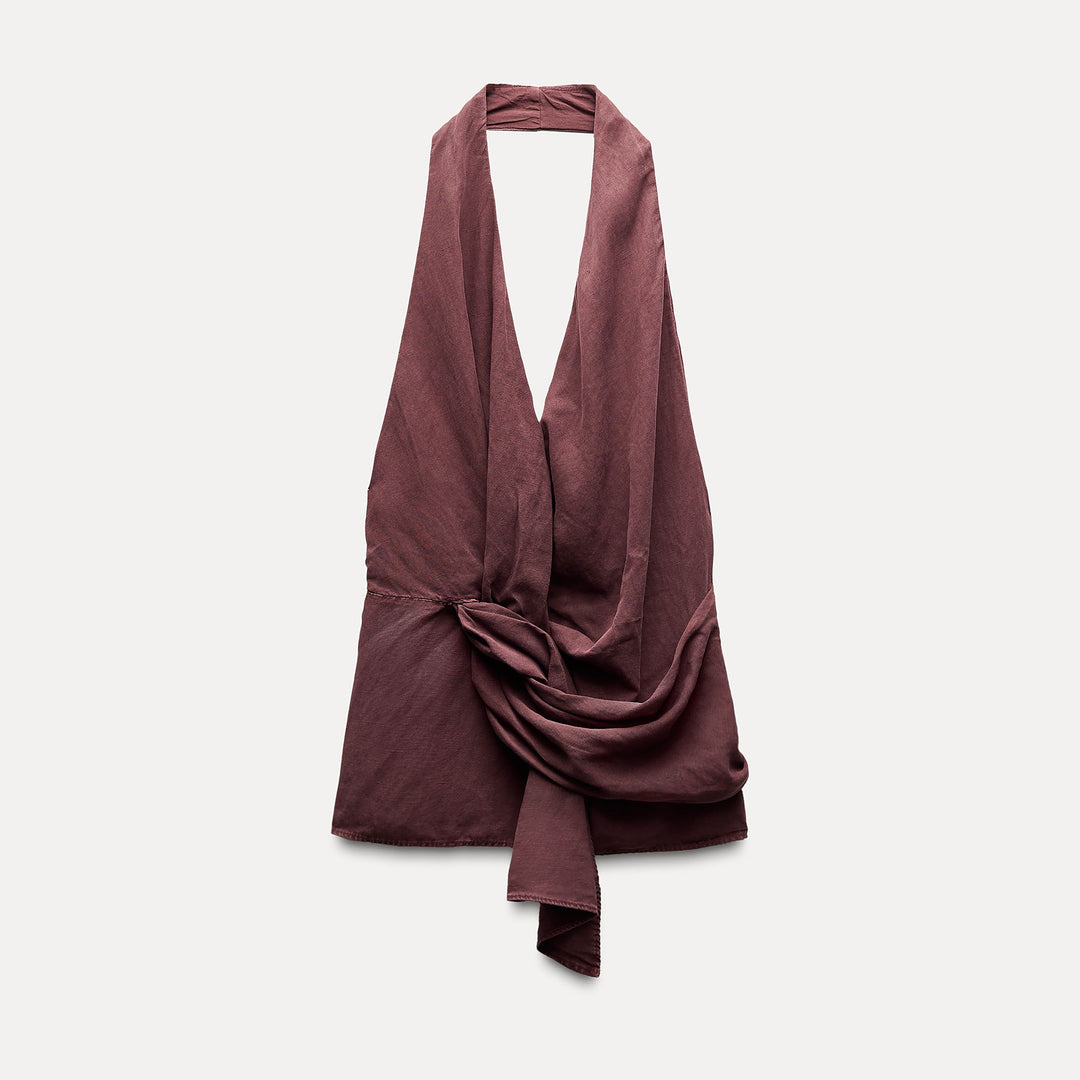 Moudda ZARA - Set ZW. top croisé col licou - Tunisie 1