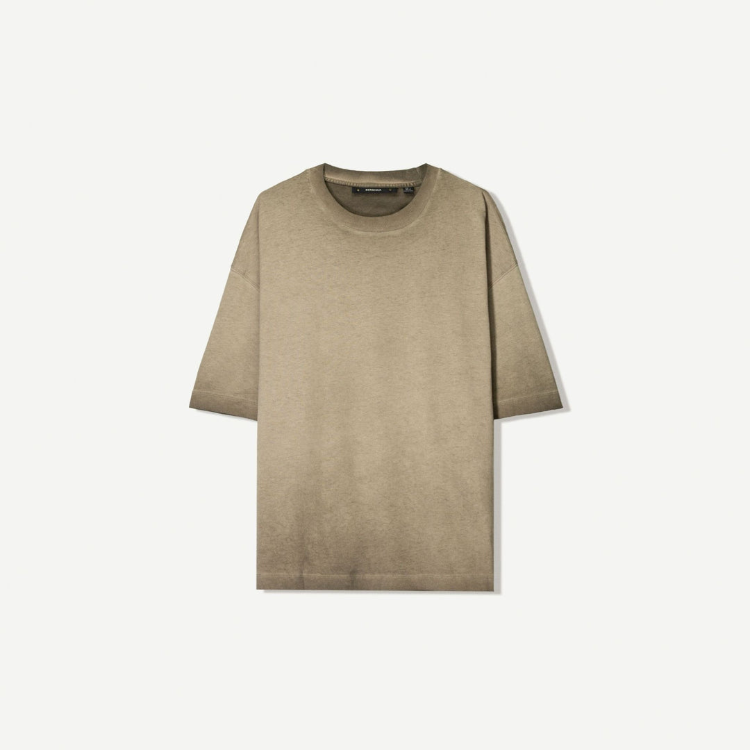 Moudda BERSHKA - T-Shirt Boxy - Acid Wash - Tunisie 1