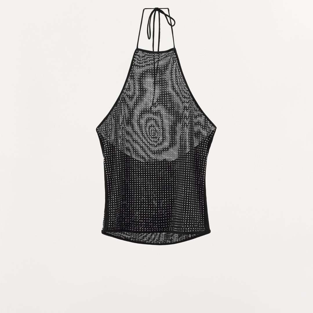 Moudda ZARA - Top Dos Nu en Tulle à Strass - Tunisie 1