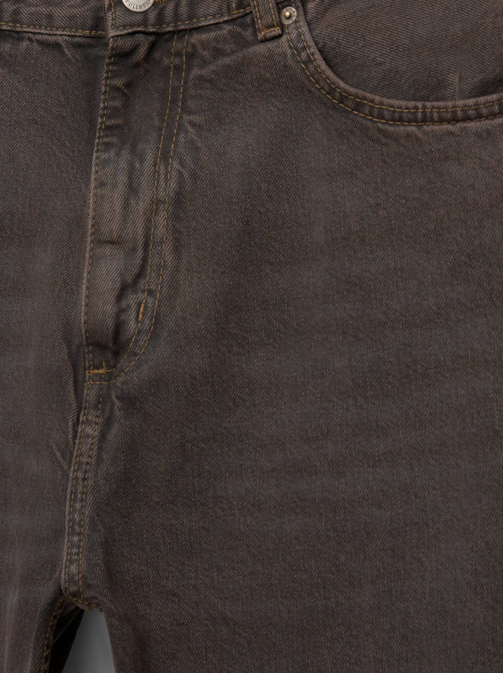 Moudda PULL & BEAR - Pantalon Denim Baggy - Marron - Tunisie 5