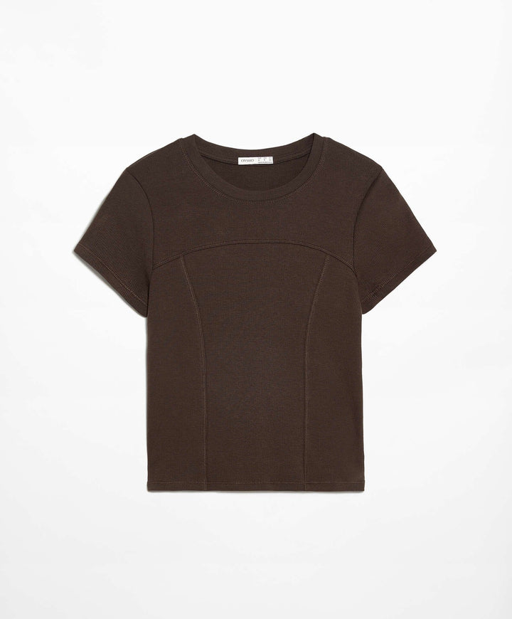 Moudda Oysho - T-Shirt Coutures Overlock - Tunisie 5