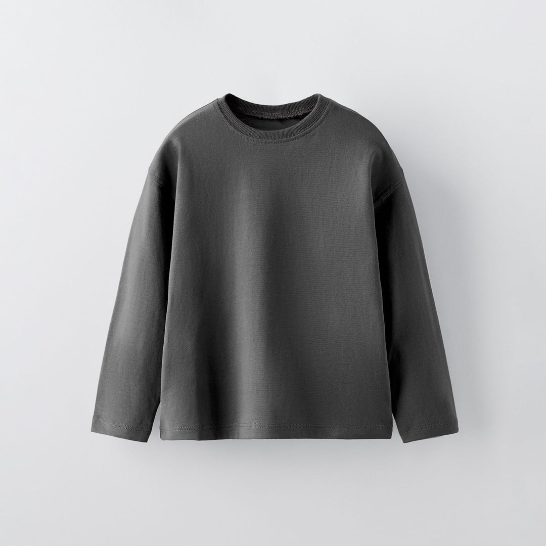 Moudda ZARA - T-shirt manches longues basique étiquette - Tunisie 1