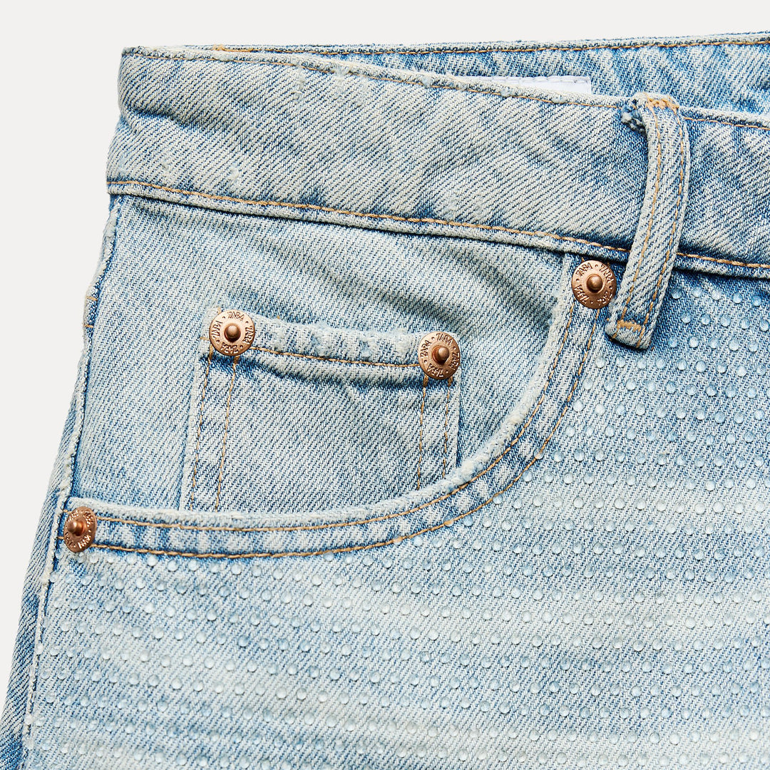 Moudda ZARA - Short taille haute strass devant - Tunisie 3